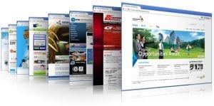 Websites with responsive design